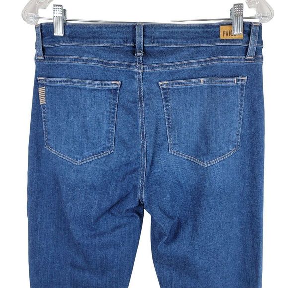 PAIGE Radko Blue Verdugo Ankle Skinny High Rise Jeans Size 30 with defects - Picture 9 of 13